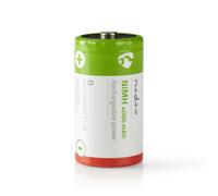 Batteria ricaricabile Ni-MH D | 1,2 V DC | 4000 mAh | Precaricata | 2-Blister | HR20 | Verde / Rosso
