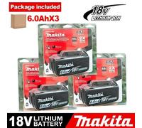 Batteria ricaricabile originale Makita 18V 6.0Ah al 100%, per batteria per utensili elettrici Makita BL1830 BL1830B BL1840 BL1840B BL1850 BL1850B 1PCS Makita 6A