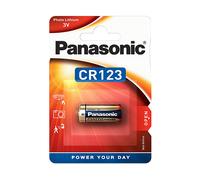 BATTERIA RICARICABILE PANASONIC CR123A Batteria Panasonic Foto Litio CR123