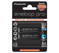 ENELOOP P 2XAAB - eneloop pro, batteria ricaricabile NiMH, AA (batteria stilo), 25