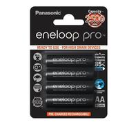 Batteria ricaricabile Panasonic NiMH, mignon, AA, HR06, 1.2V/2500mAh blister (confezione da 4) BK-3HC NEW