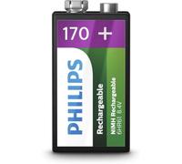 Batteria Ricaricabile PHILIPS 9V 6HR61 8.4V NiMH 1BL 170MAH Nuova