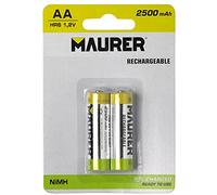 BATTERIA RICARICABILE STILO MAURER CONF PZ 2 CAPACITA' 2500 MAH Volt 1,2 - AA HR6