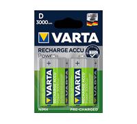 Varta VARTA Recharge Accu Power D 3000 mAh Blister 2 Batteria ricaricabile Torcia (D) Alcalina/manganese 1.5 V 2 pz.