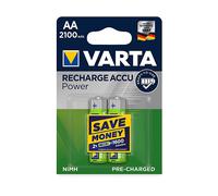 BATTERIE RICARICABILI VARTA AA 4PZ STILO 1.2 V 2100mAh 4AA2100 COD. 56706 HR06 NIMH RECHARG ACCU POWER