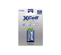 BATTERIA RICARICABILE XCELL X9V-250, 9V / 6LR61, 250 mAh, 9 V, , PER Strumenti di misura, microfoni
