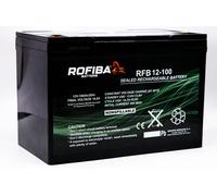 Batteria Rofiba RFB 12-100 100Ah 12V VRLA AGM Deep Cycle - Alta Prestazione