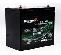 Batteria Rofiba RFB 12-55 55Ah 12V VRLA AGM Deep Cycle = FIAMM 12FGL55 SKEV12-55
