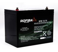 Batteria Rofiba RFB 12-75 80Ah 12V VRLA AGM Deep Cycle - Alta Prestazione
