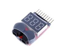Batteria Scarica Cicalino Di Allarme RC Visualizzazione Della Tensione 1S-8S 7.4V 11.1V Tester Del Tester Batteria Lipo Monitor Per RC Auto Drone Elicottero Accessori Aggiornamento RC