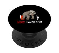 Batteria scarica, non c'è nulla da fare, zero energie PopSockets PopGrip Adesivo
