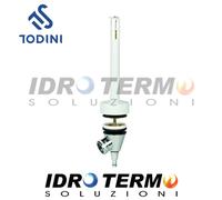 BATTERIA SCARICO WC PER CASSETTA CON PULSANTE BASSO MODELLO FAIT ITS TODINI