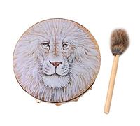 Batteria Sciamanica Siberiana Fatti A Mano Spirito Musica Batteria Con Bacchetta Grancassa Per Riflessione Musica E Shaman Drum Shamanic Siberian Hand Set