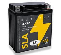 BATTERIA SCOOTER SLA YTX7LBS LTX73 PRONTA ALL'USO COMPATIBILE CON HONDA SH COMPATIBILE CON PIAGGIO VESPA PRIMAVERA