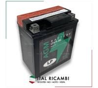 BATTERIA SCOOTER YTX7LBS 12V 6AH COMPATIBILE CON HONDA SH 125 150 2001 2004