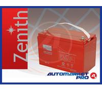 BATTERIA SERVIZI TECNOLOGIA AGM ZENITH ZGL 12V 100 Ah CAMPER NAUTICA BARCHE
