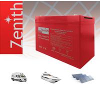 BATTERIA SERVIZI ZGL120077 100 AH M6 AGM ZENITH PER CAMPER NAUTICA SERVIZIO BARC