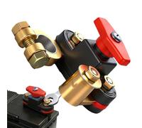 Batteria Shut Off Control,12-24V Manuale Copper Rotary Auto Parts,Batteria Disconnect Control - For Boat Motorcycle Vehicle Trailer RV Yacht ATV Generator