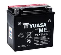 Batteria sigillata Yuasa YTX14-BS 12 V 12 Ah 200 Africa Twin 750 93/03 ATTIVATA