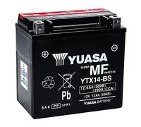 Batteria sigillata Yuasa YTX14-BS 12 V 12 Ah 200 CCA con acido