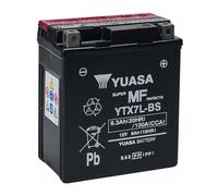 BATTERIA SIGILLATA YUASA YTX7L-BS 12 V 6 AH HONDA S-WING 125 2007 ATTIVATA AGM