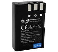 Batteria SK compatibile con Nikon EN-EL9 | 1000 mAh | compatibile con Nikon DSLR D40 D40A D40C D40X D60 / D3000 D5000 /// EN-EL9a EN-EL9e