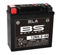 BS-Battery – Batteria moto 300841 12N5.5-4A AGM SLA Nero
