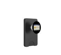 Batteria sociale Basso Messaggio di errore divertente Meme introverso Umorismo PopSockets PopWallet per MagSafe