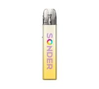 Batteria Sonder Q2 Kit 1350 mAh (Limone Frizzante) 30 W Vape 3 ML Cartuccia Q Atomizzatore 0,8 ohm Flusso d'Aria Preciso MTL/RDL Sigaretta Vaporizzatore Elettronica Originale - No Nicotine