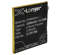 Batteria sostituisce Asus 0B200-02890100 C11P1708 (1ICP4/66/75) 3200mAh