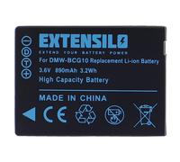 Batteria sostituisce Panasonic DMW-BCG10E DMW-BCG10 890mAh 3,6V