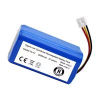 Batteria Sostitutiva Agli Ioni Di Litio Da 3500 MAh 14,4 V, Compatibile Con La Batteria Dell'aspirapolvere Robot LIECTROUX C30B(4000mAh)