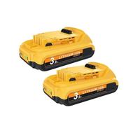 Batteria Sostitutiva Al Litio DCB200 20V 6000mAh, Compatibile Con Dewalt, 18V DCB184 DCB200 DCB182 DCB180 DCB181 DCB182 DCB201 DCB206(2 Piece 4000mAh)