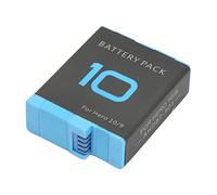 Batteria Sostitutiva Ricaricabile per Fotocamera per 10 9 Batteria Al Litio Nera 1800mAh Accessorio per Action Camera Ad Alta capacità Batteria Ricaricabile