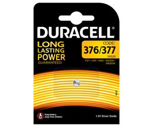BATTERIA SPECIALISTICA 377 376 OSSIDO DI ARGENTO V377/V376/SR66/SR626-MELDU85 DURACELL