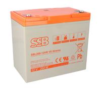 Batteria SSB SBL200-12HR V0 Xtreme 12V 55Ah Bleiakku