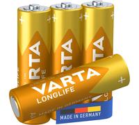 BATTERIA STILO AA 1,5V LR06 LONG LIFE 4PZ VARTA NEW