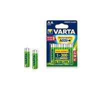 Varta Rechargeable Accu 2600mAh Pile Ricaricabili Stilo AA - Blister 4 Batterie