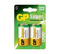 Gp Batteries Batterie Super Alcalina 1.5v D Mono Lr20 One Size White
