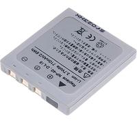 Batteria T6 Power per fotocamera digitale Konica Minolta, numero di parte NP-40N, Li-Ion, 3,7 V, 700 mAh (2,6 Wh), grigio