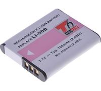 Batteria T6 Power per fotocamera digitale Ricoh, numero di parte DB-100, Li-Ion, 3,7 V, 700 mAh (2,6 Wh), nero