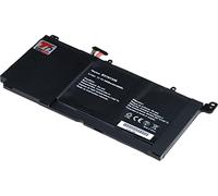 Batteria T6 Power per laptop Asus, numero di parte C31-S551, Li-Poly, 11,1 V, 4400 mAh (49 Wh), nero