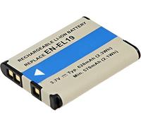 Batteria T6 Power per Nikon CoolPix S33, Li-Ion, 3,7 V, 620 mAh (2,3 Wh), nero