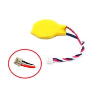 BATTERIA TAMPONE BIOS CR2032 CMOS 3PIN 3 CAVI CON ADESIVO NOTEBOOK LAPTOP RTC