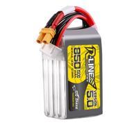 Tattu R-line 5.0 6s 150c Xt60 Plug Battery 1050mah 22.2v Argento Bambini