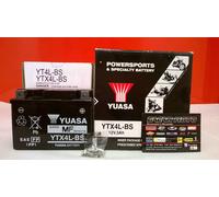 BATTERIA TGB YUASA YTX4L-BS CARICATA Delivery 2T 50 2004 2005 2006 2007 2008