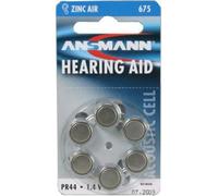 Batteria tipo 675 / PR44 tensione per apparecchi acustici da 1,4 V blister da 6 NEW