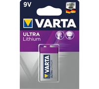 Batteria Pila 9V / E Block Varta Professional Lithium Varta 6122 1x 6F22 / 6LR61 / AM-61