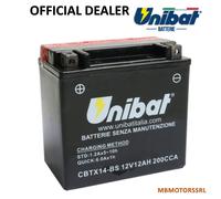 BATTERIA UNIBAT BTX14BS GILERA Nexus IE E3 300 2008-2013 12V12AH YTX14BS