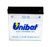 Batteria UNIBAT C60-N30L-A/HD/SM 12V 30AH
